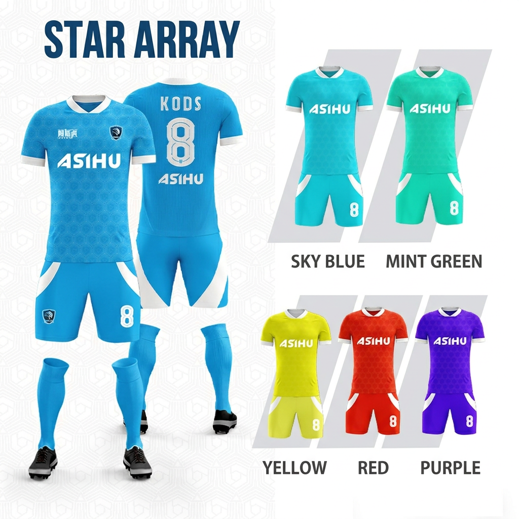 DIY Design Soccer Team Jerseys - Multiple Colors - exonsport6