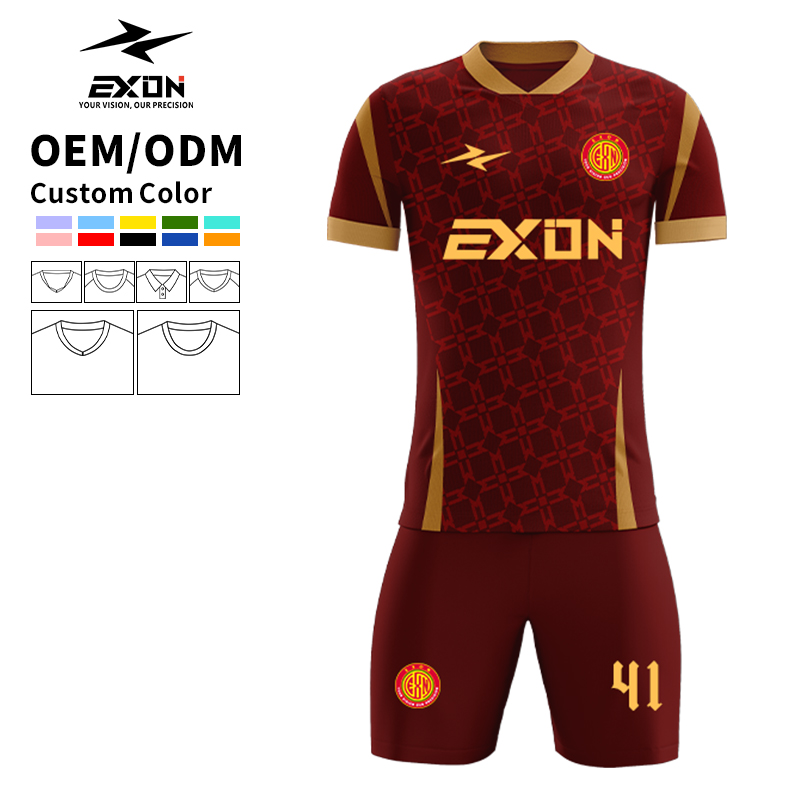 Neon Horizon Sublimated Soccer Uniform - exonsport6